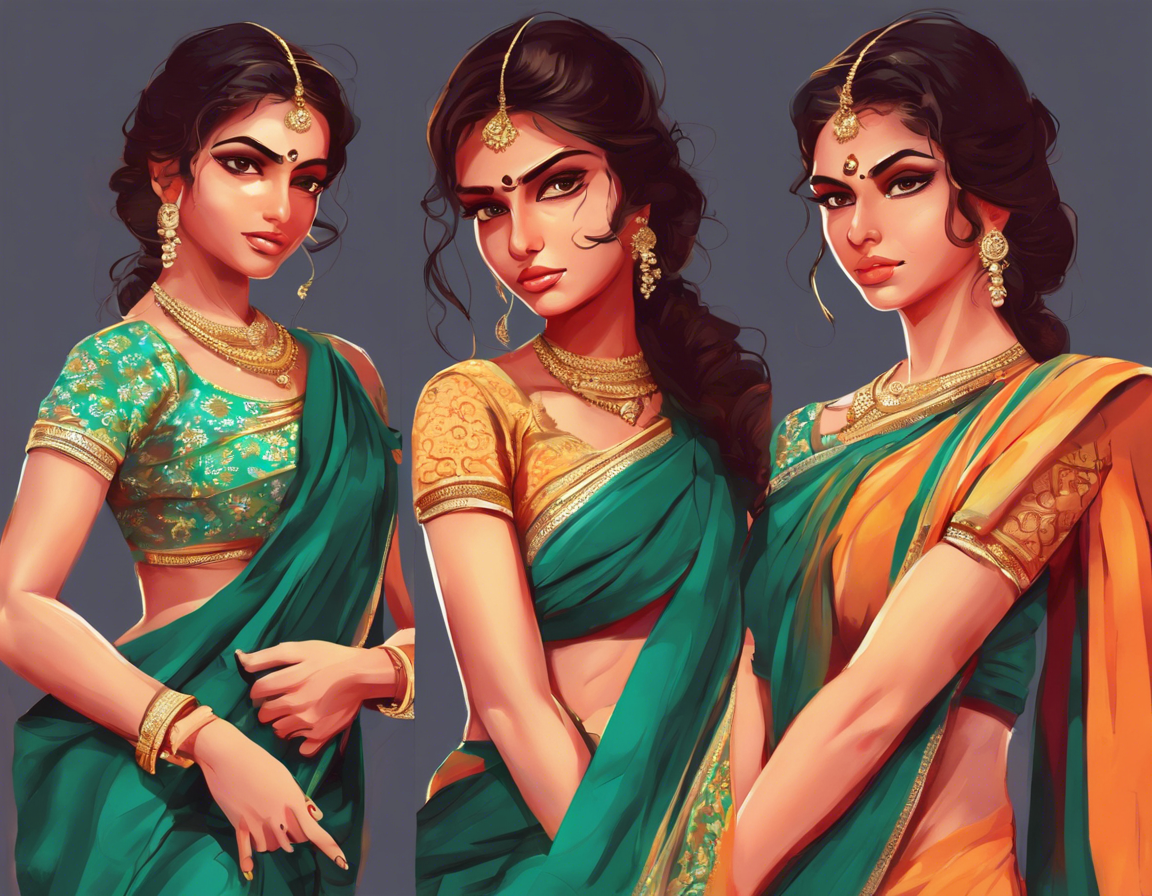 Strike a Pose: Stunning Saree Poses for Girls