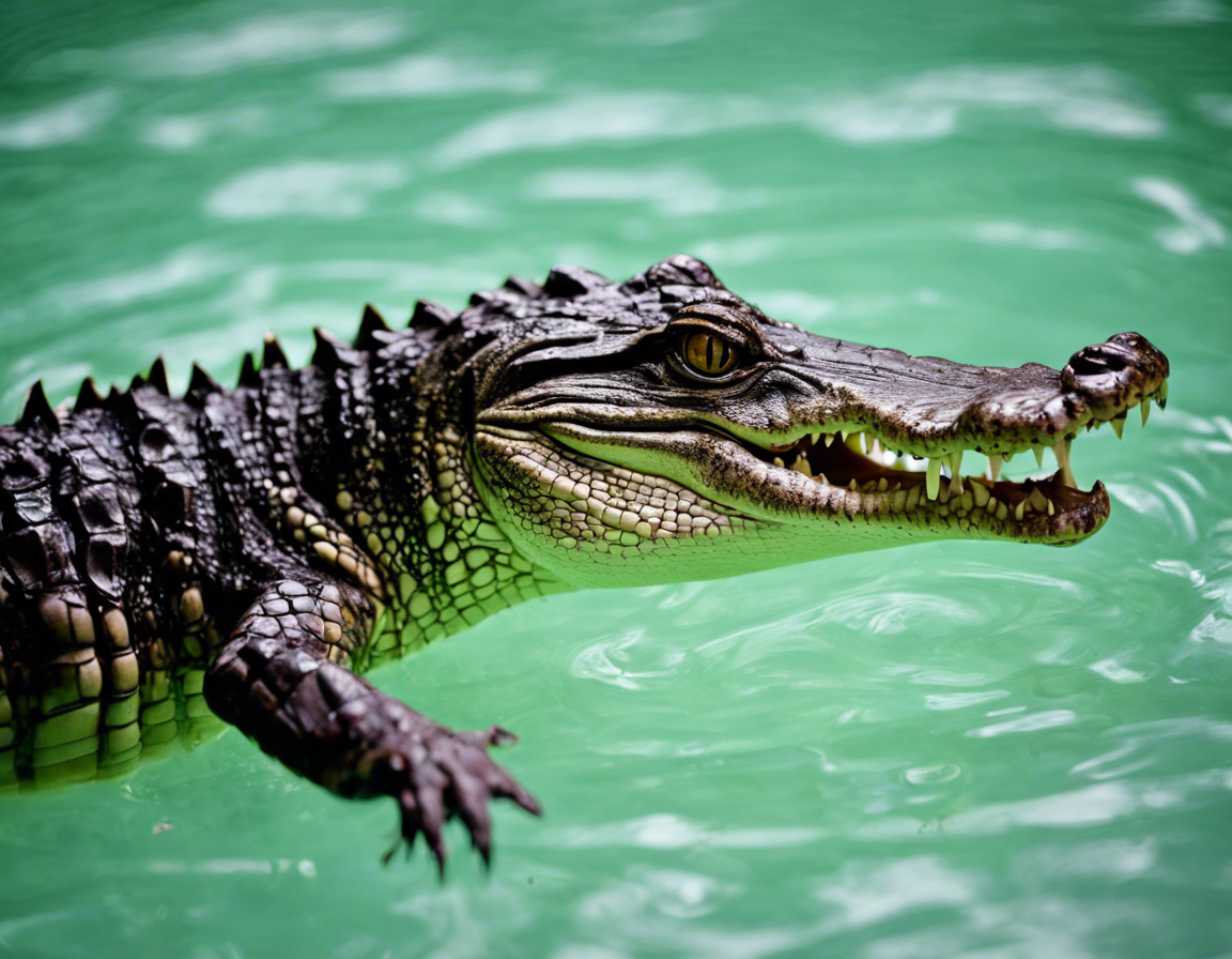 Unusual Sighting: Baby Crocodile Spotted in Dadar Pool